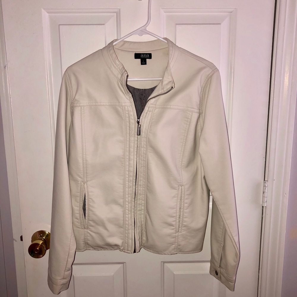 Faux leather jacket